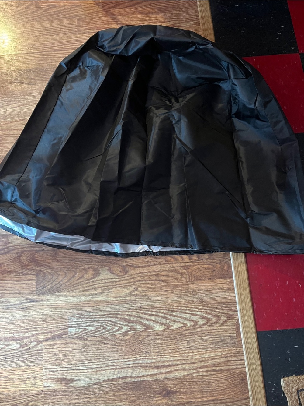New fire pit cover